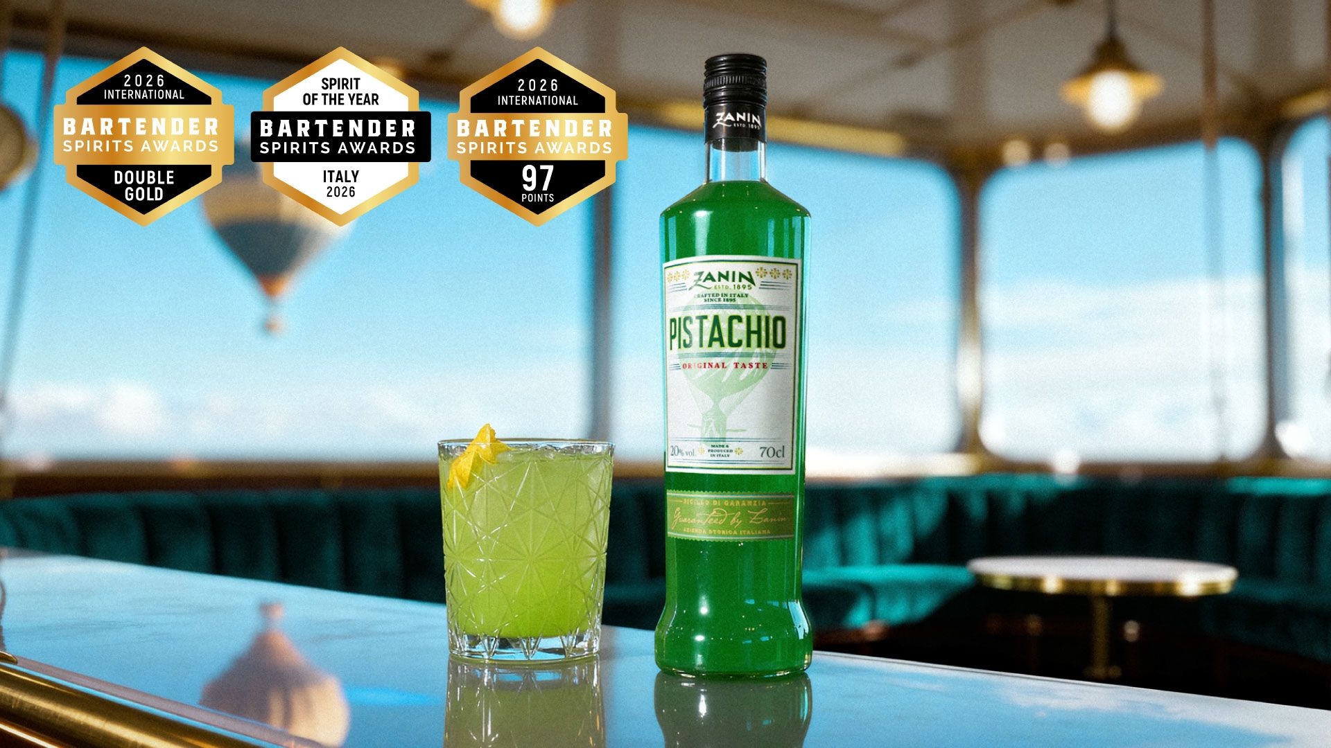 Pistachio Original Taste - Bartender Spirits Awards Italy 2026 Winner