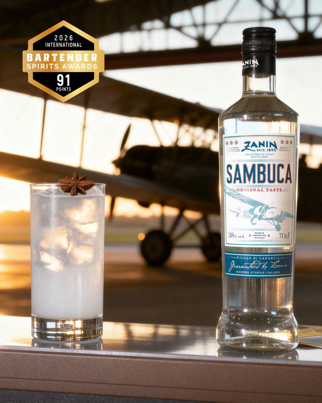 Sambuca Original Taste Bartenders Spirits Awards 2026 winner
